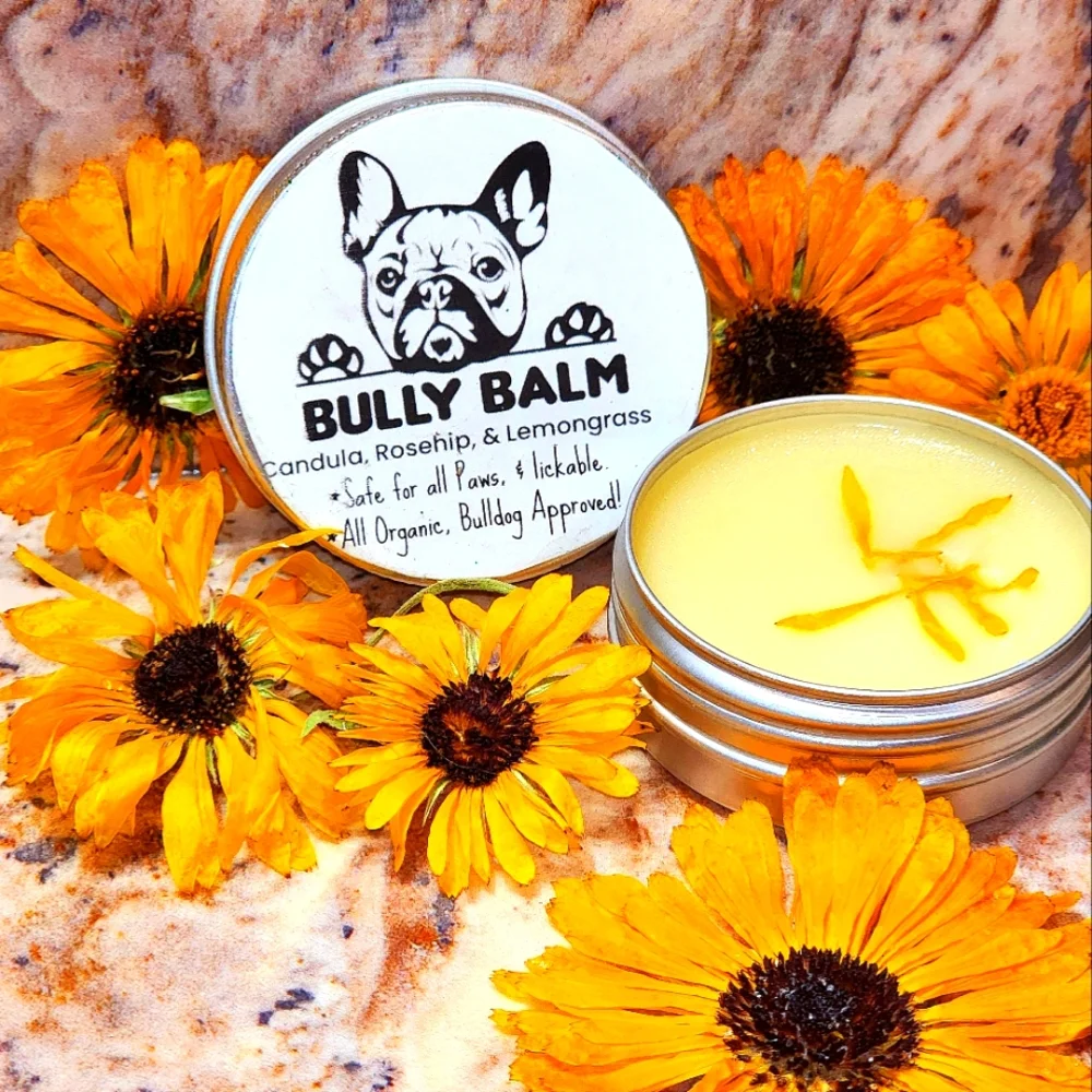 Bully Balm For ALL Paws & Noses ORGANIC Hand-made Candula, Rosehip, nLemongrass